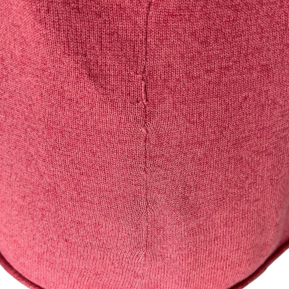 Aigle Faux Wrap Jumper Sweater Women's 40 Medium Salmon Long Sleeve Missing Tie‎ - Picture 8 of 9